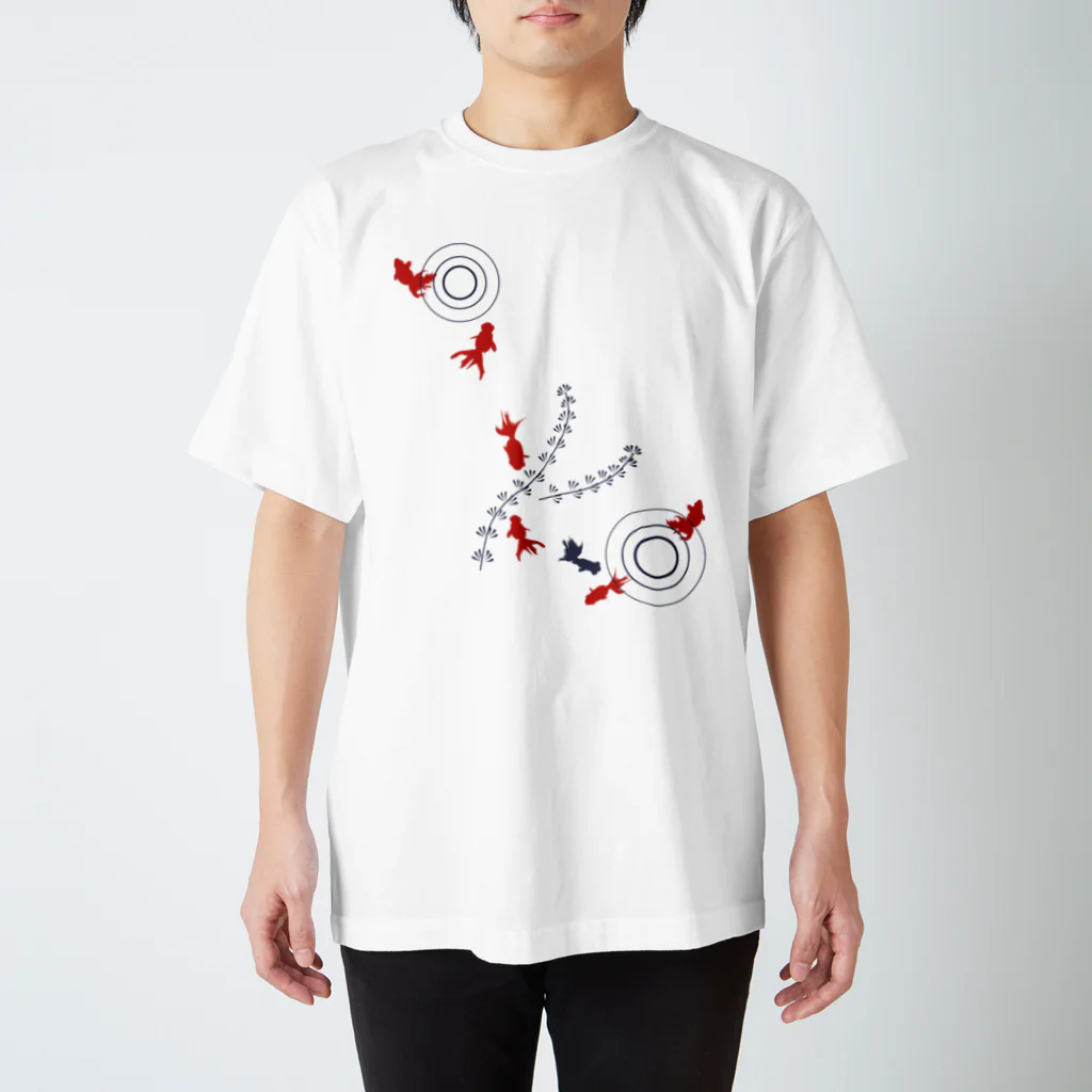 ジャパニーズスタンダードの金魚01 Regular Fit T-Shirt