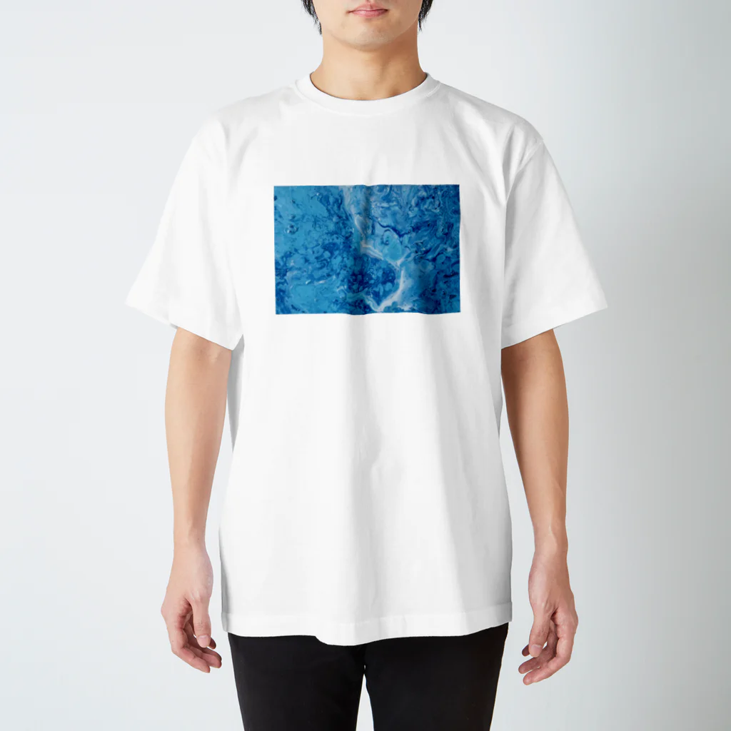 抽象画 A.S Galleryの海＿A.S Gallery スタンダードTシャツ