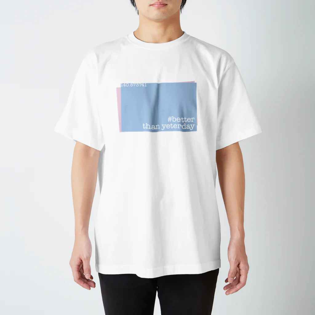 better than yesterdayのbetter than yesterday【パステル】 Regular Fit T-Shirt