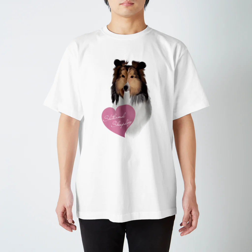 Drecome_DesignのShetland Sheepdog(シェルティ) スタンダードTシャツ