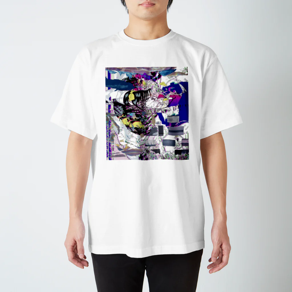 お茶の間デジタルKIDSのにゅう麺 Regular Fit T-Shirt