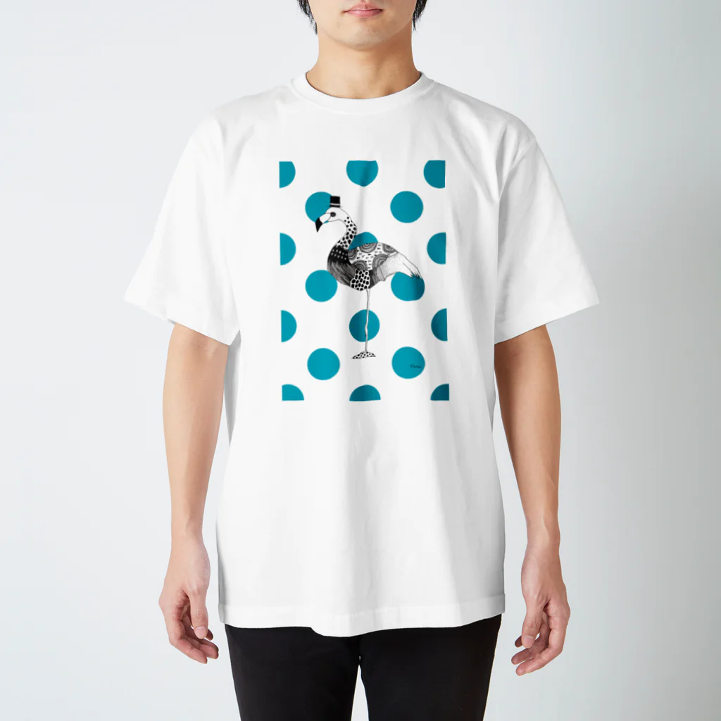 Funaまみむめものフラミンゴ Regular Fit T-Shirt