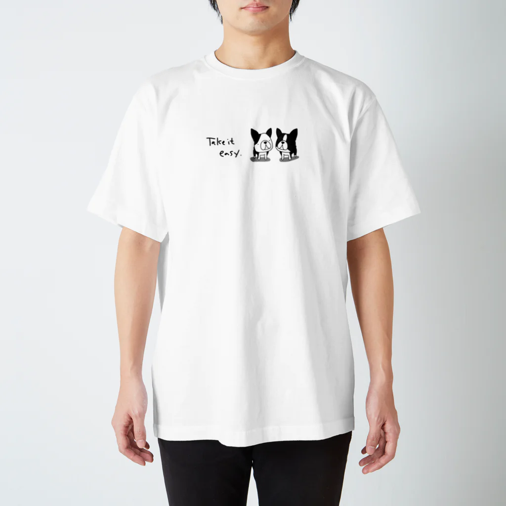 ６９WORKSのボストンテリア Regular Fit T-Shirt