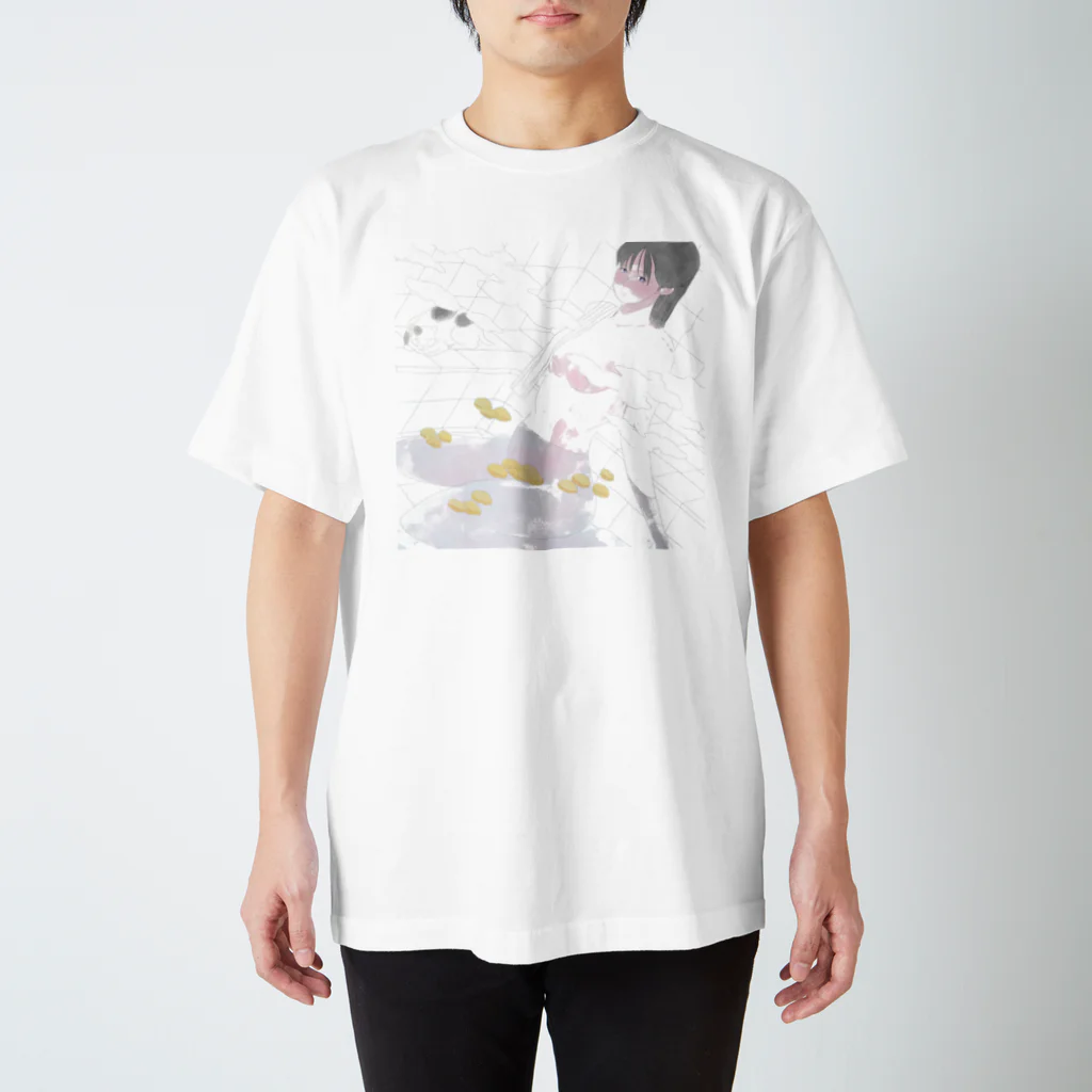 maahの柚子風呂と猫 スタンダードTシャツ