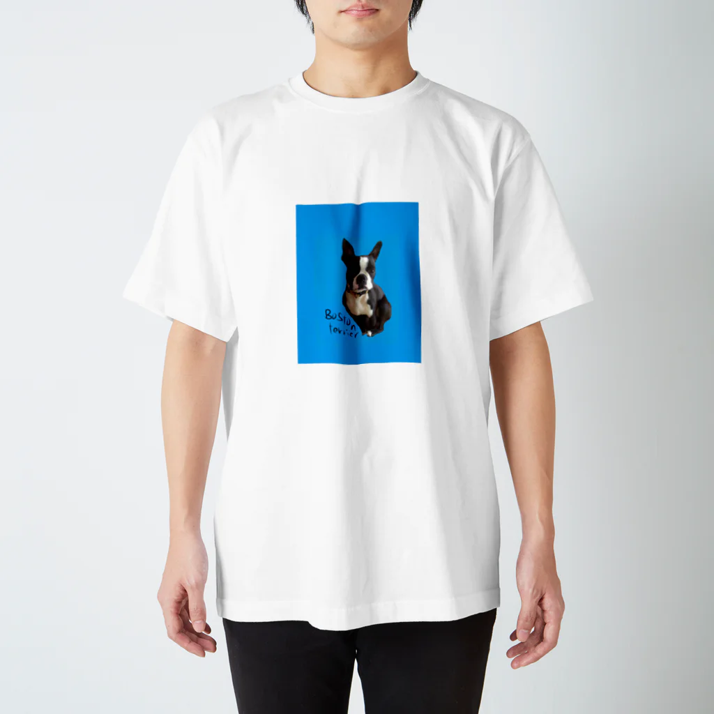 uzutamaのボストンテリアLOVE Regular Fit T-Shirt