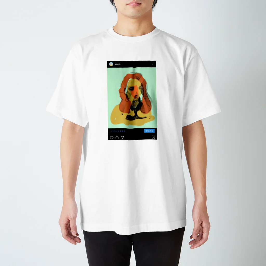 abetukutaのmodel-2 Regular Fit T-Shirt