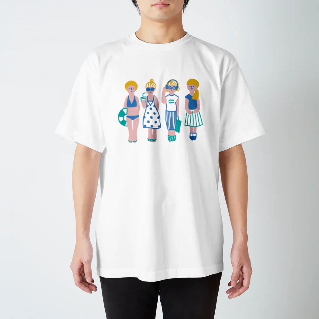 morieebooksの夏ガールズ Regular Fit T-Shirt