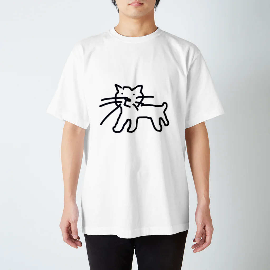 いぬいぬのねこくん スタンダードTシャツ