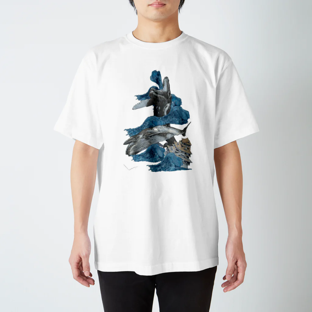 ムラマス カツユキの 『土成流、吠える』 Regular Fit T-Shirt