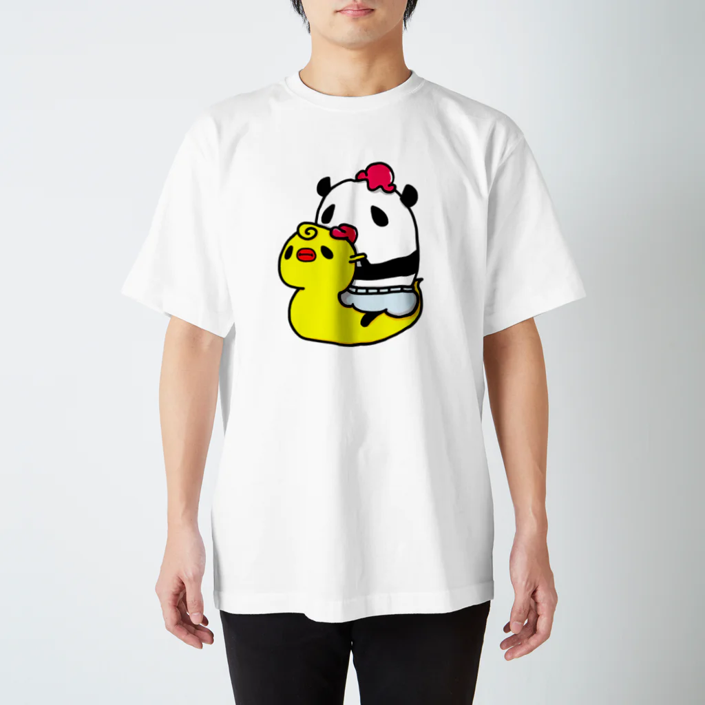 NEKOZE PANDAのベビーねこぜパンダ Regular Fit T-Shirt