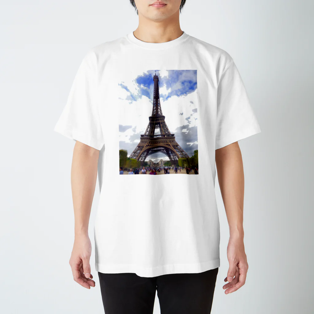 tomatomaktnのEiffel Regular Fit T-Shirt