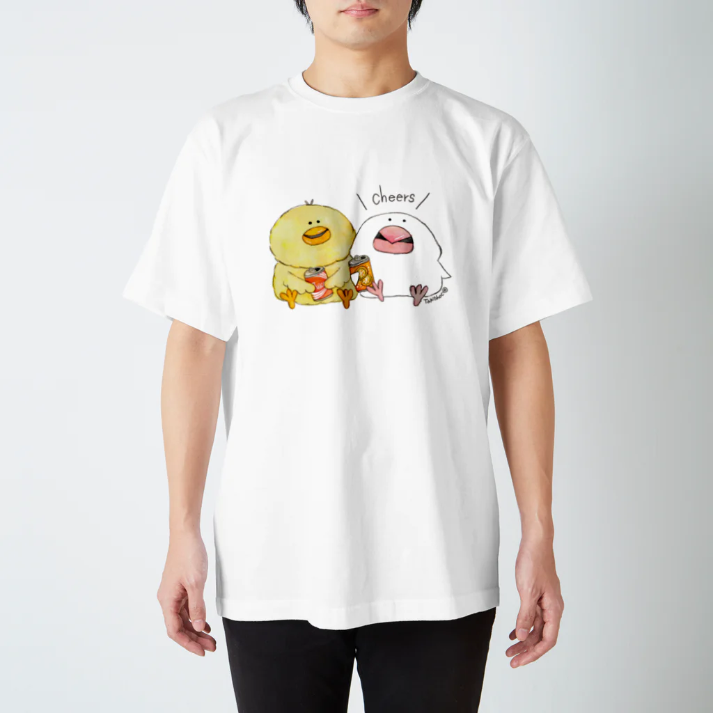 Takishoco Shopのカンパイブン太くん Regular Fit T-Shirt