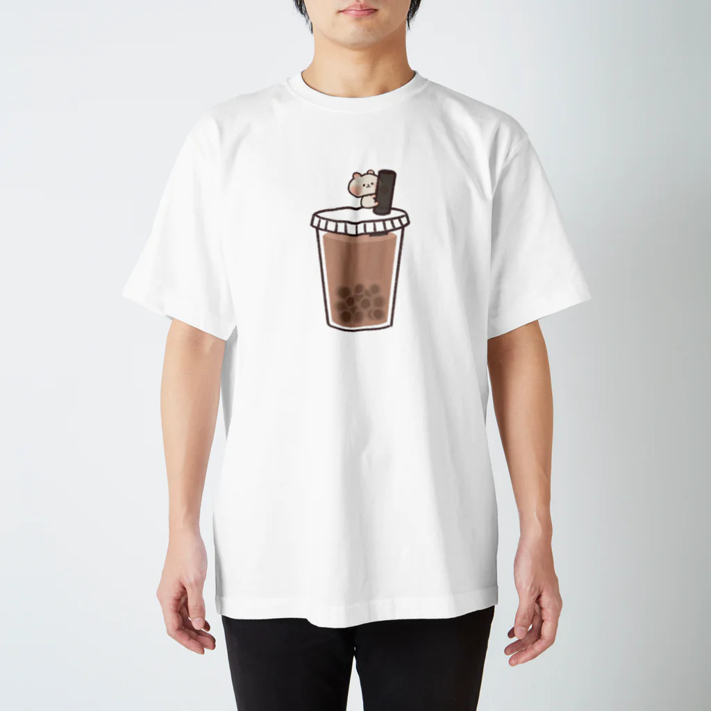 imamizuのタピオカミルクティー スタンダードTシャツ