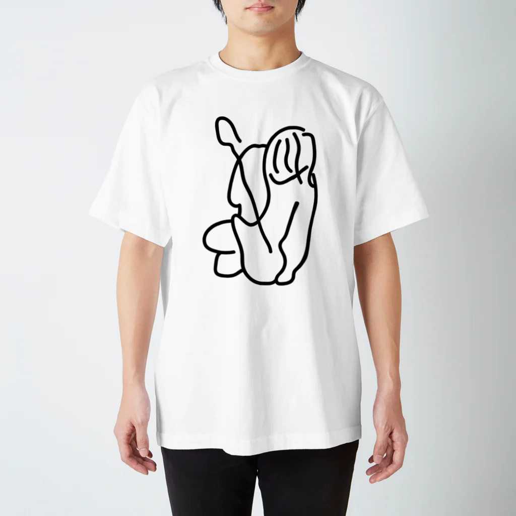 ぐにゃんじROCKのぐにゃっとしたギターリスト Regular Fit T-Shirt