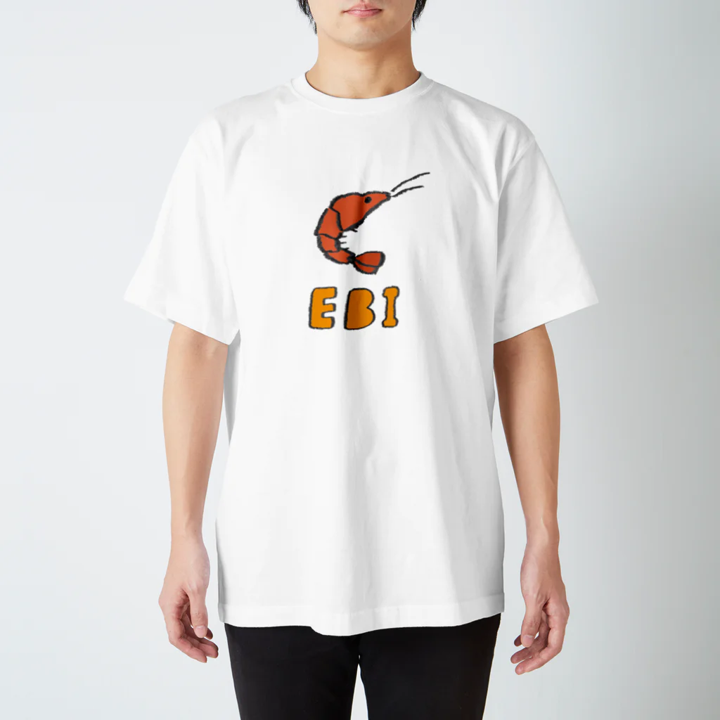 ぴよたそ商店のえび（EBI） スタンダードTシャツ