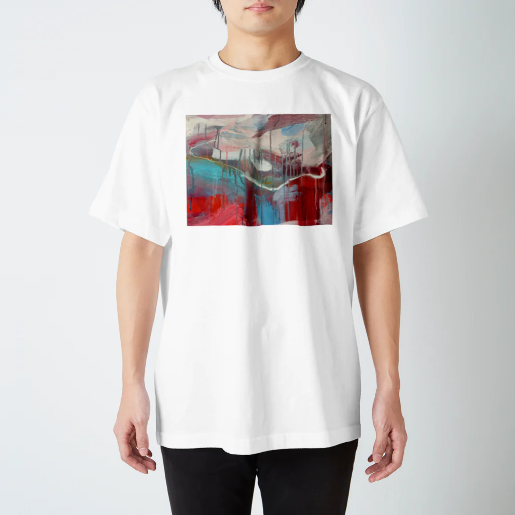 四角い浴槽のあかいおはな Regular Fit T-Shirt