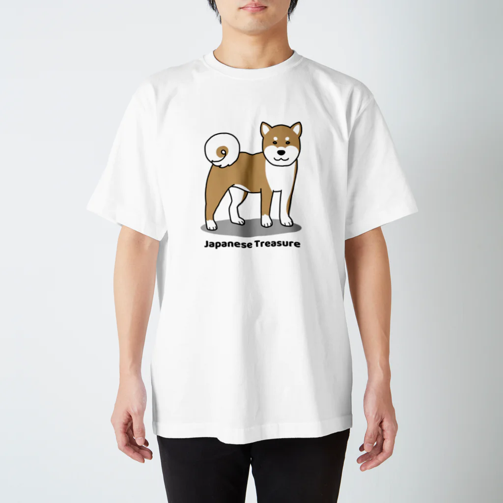 efrinmanのshiba（両面） Regular Fit T-Shirt