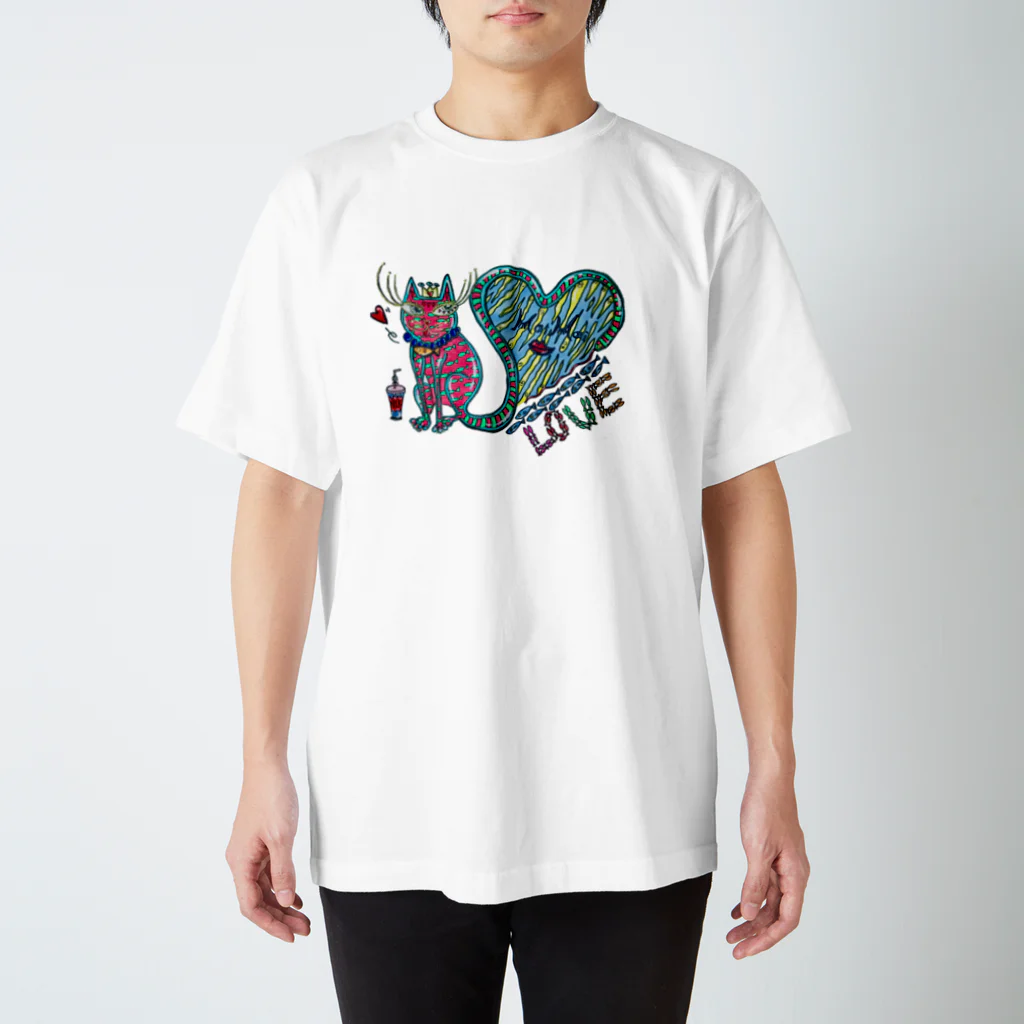 maimaice_creamの猫の神様 Regular Fit T-Shirt