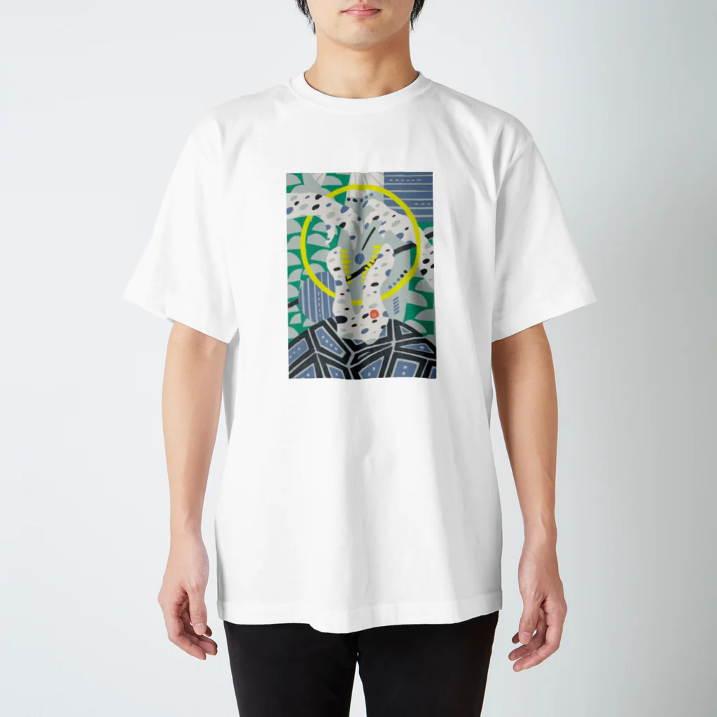 tsuchのcomposition:スピノサウルス Regular Fit T-Shirt