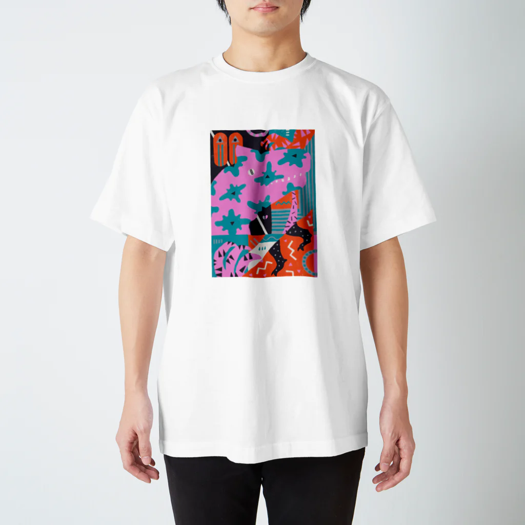 tsuchのcomposition:アロサウルス スタンダードTシャツ