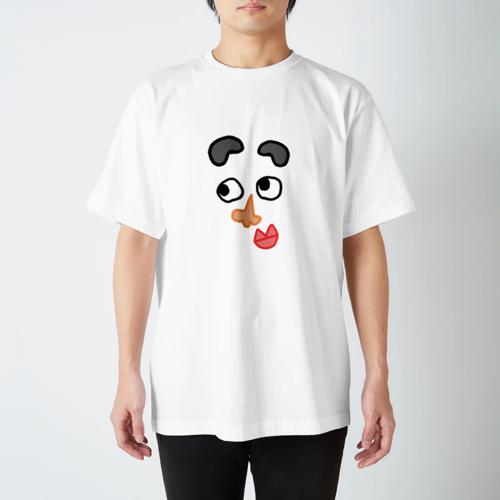 soysoysauceの福笑い スタンダードTシャツ