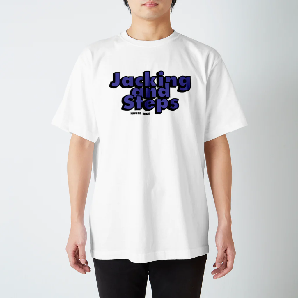 HOUSE DANCE MANIAのJacking and Steps Purple スタンダードTシャツ