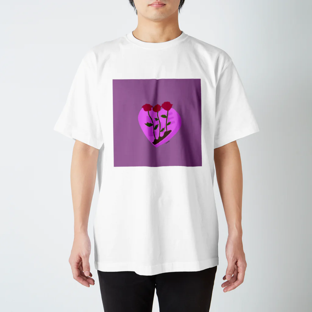 ODDELLEのBE MY VALENTINE Regular Fit T-Shirt