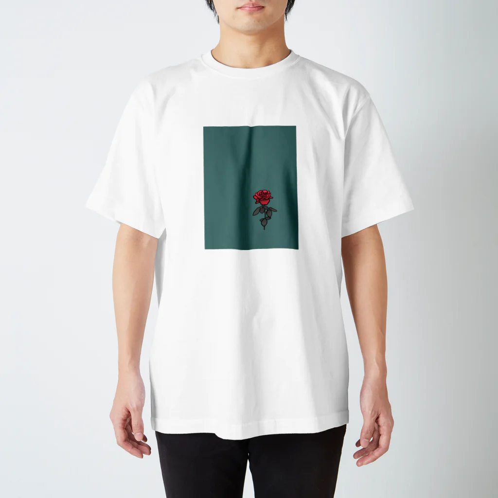 たーぼー🐊の孤高の薔薇 スタンダードTシャツ