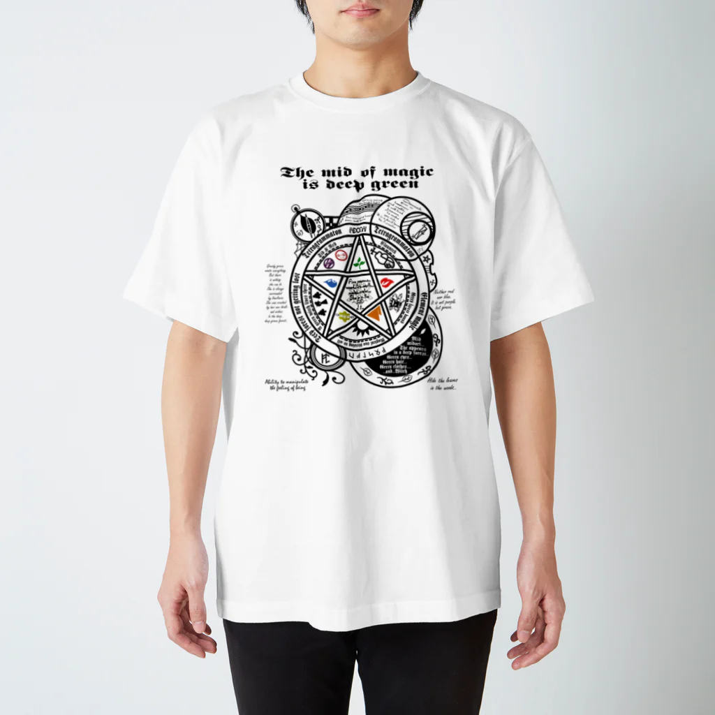 ワークステーション静岡のThe mid of magic 魔法陣 Regular Fit T-Shirt