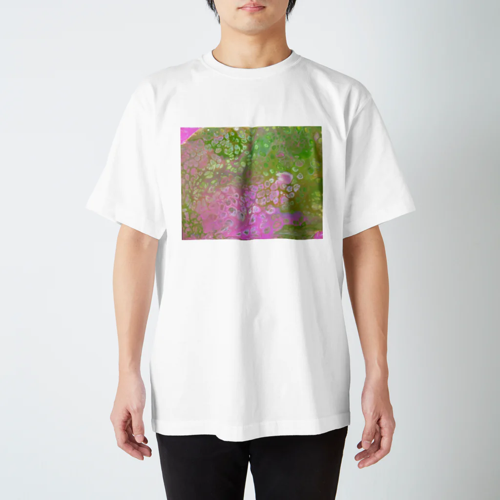 抽象画 A.S GalleryのSakura＿抽象画 A.S Gallery Regular Fit T-Shirt