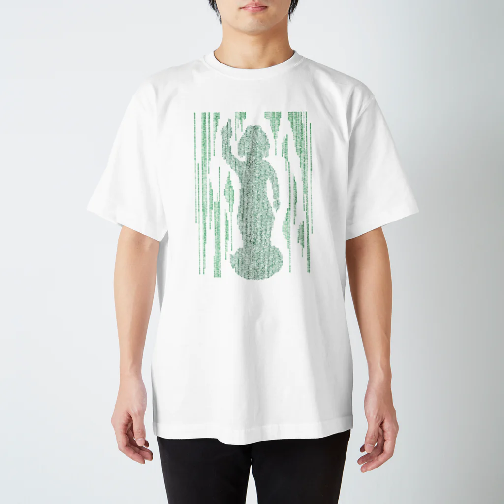 クロート・クリエイションの寿限無　誕生仏緑　古典落語 スタンダードTシャツ