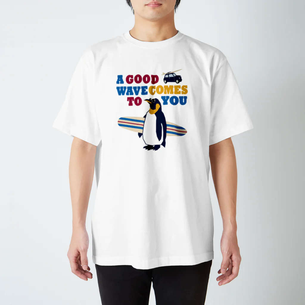 キッズモード某のペンギンサーファー Regular Fit T-Shirt