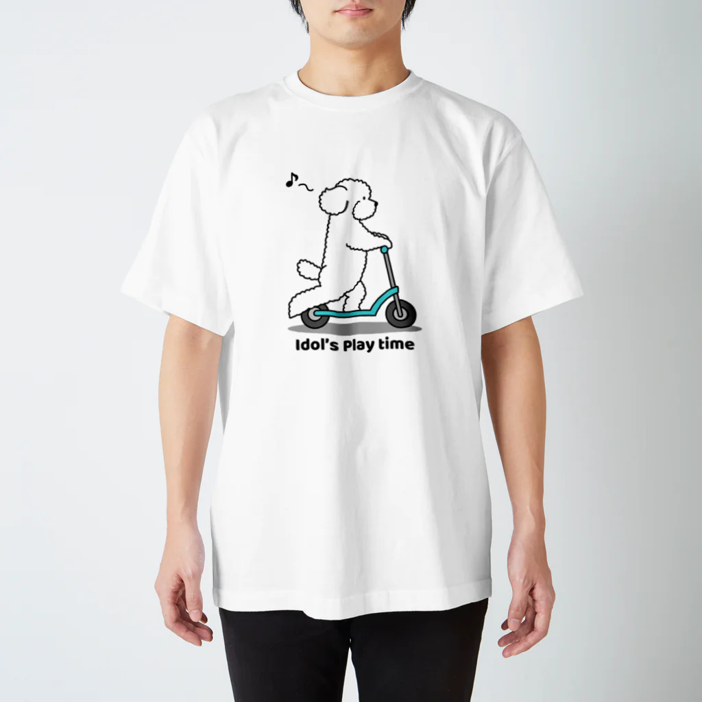 efrinmanのトイプー 1 白系 スタンダードTシャツ