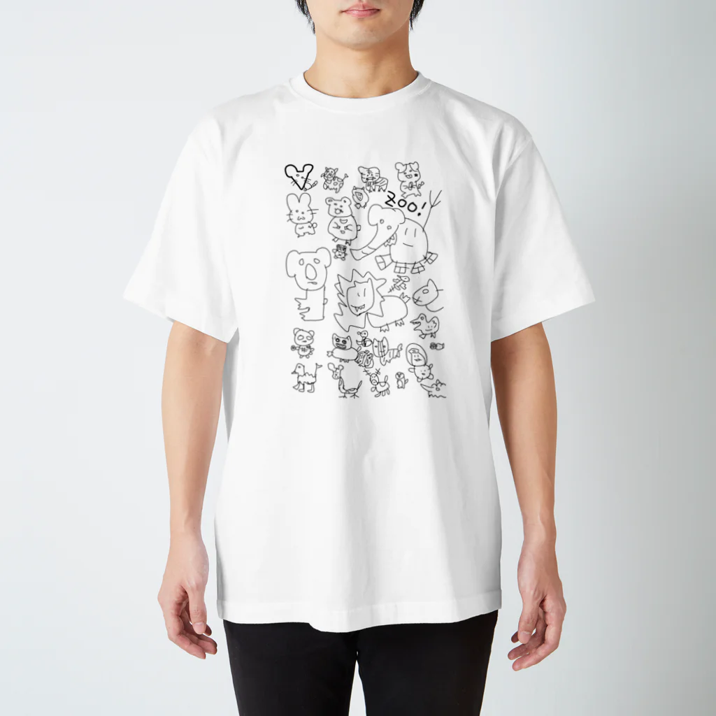 creamsoda38のどうぶつえん スタンダードTシャツ