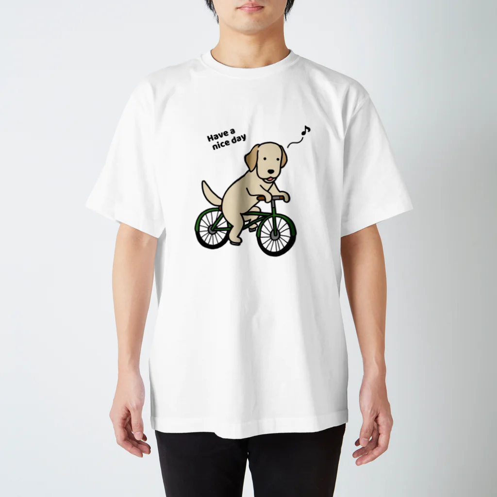 efrinmanのbicycleラブ イエロー（両面） Regular Fit T-Shirt