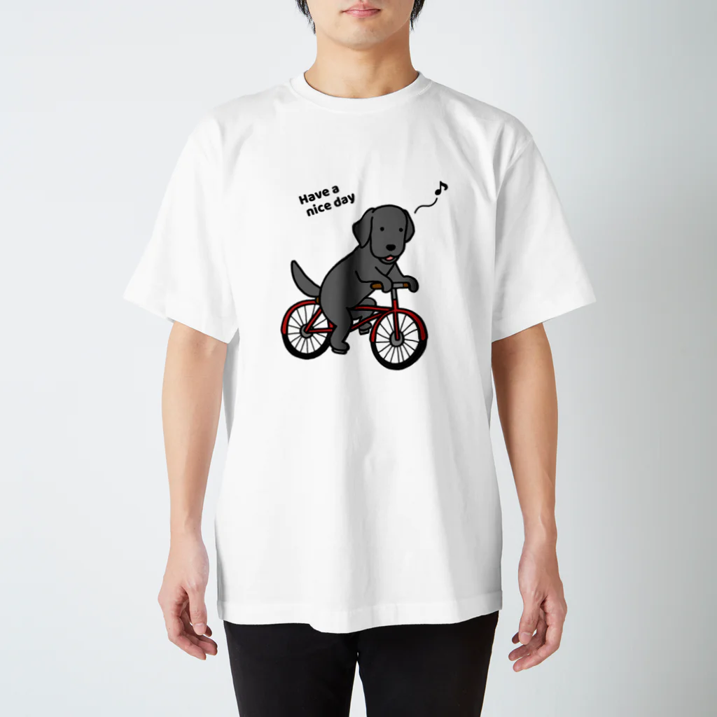 efrinmanのbicycleラブ 黒 スタンダードTシャツ