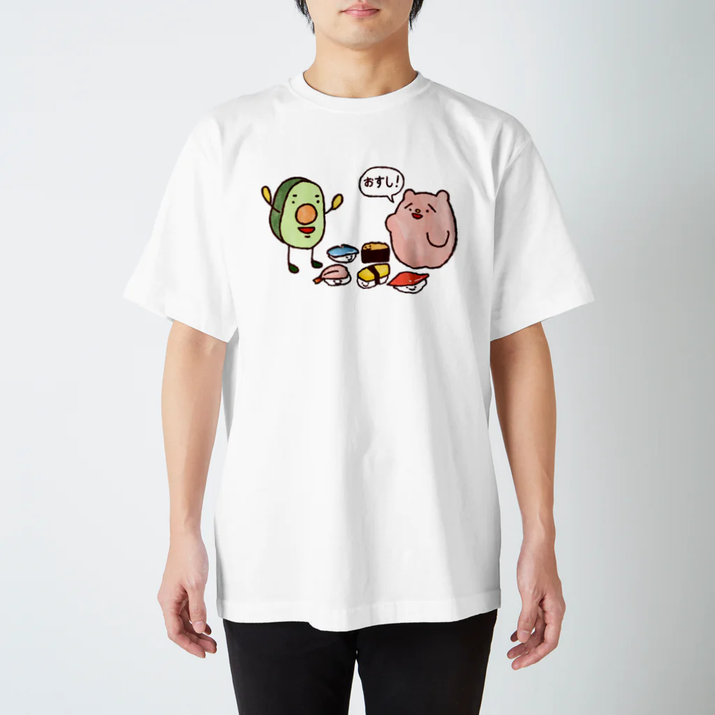 ささきさきじの野生のおすし Regular Fit T-Shirt
