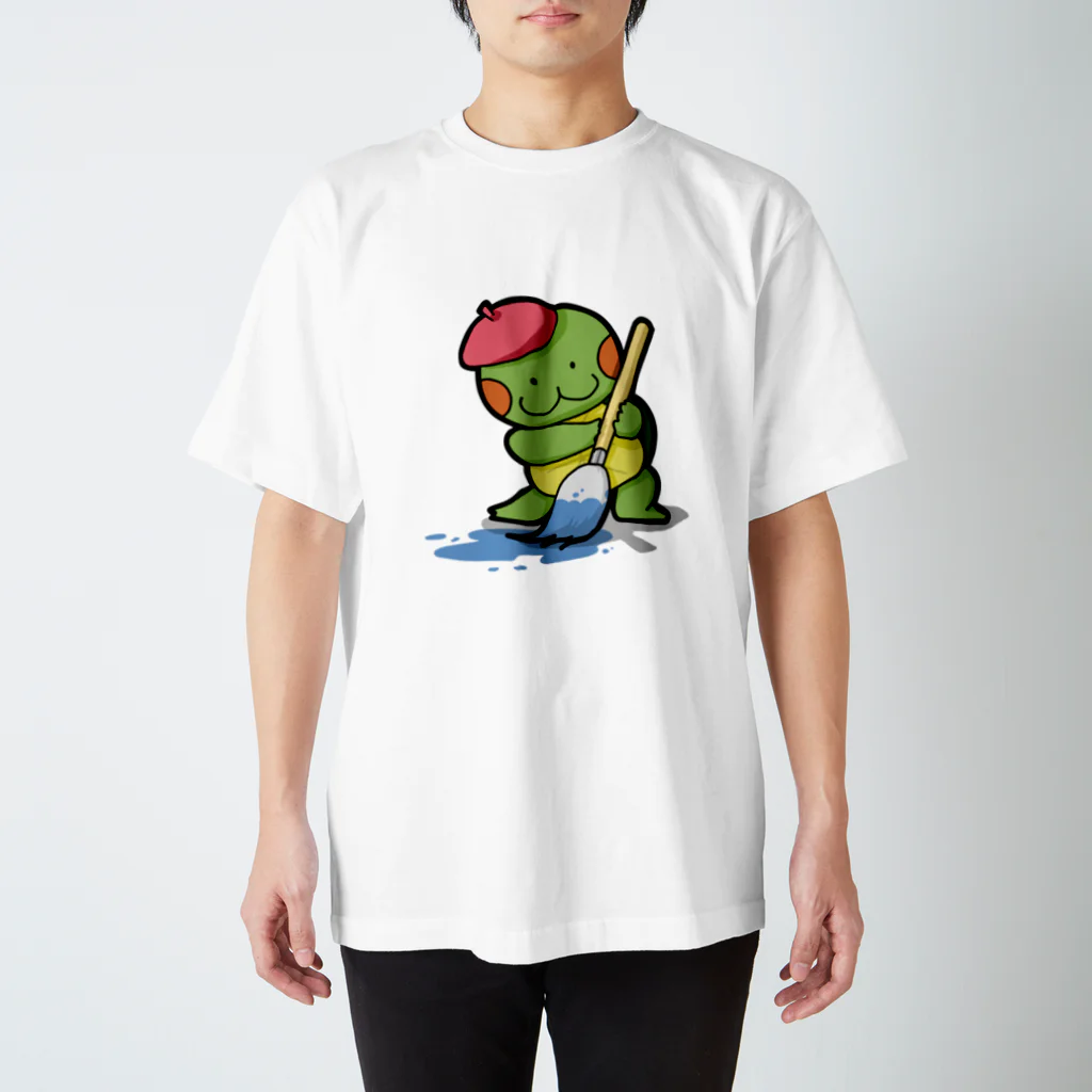 かめ吉のお絵描きかめ吉 Regular Fit T-Shirt