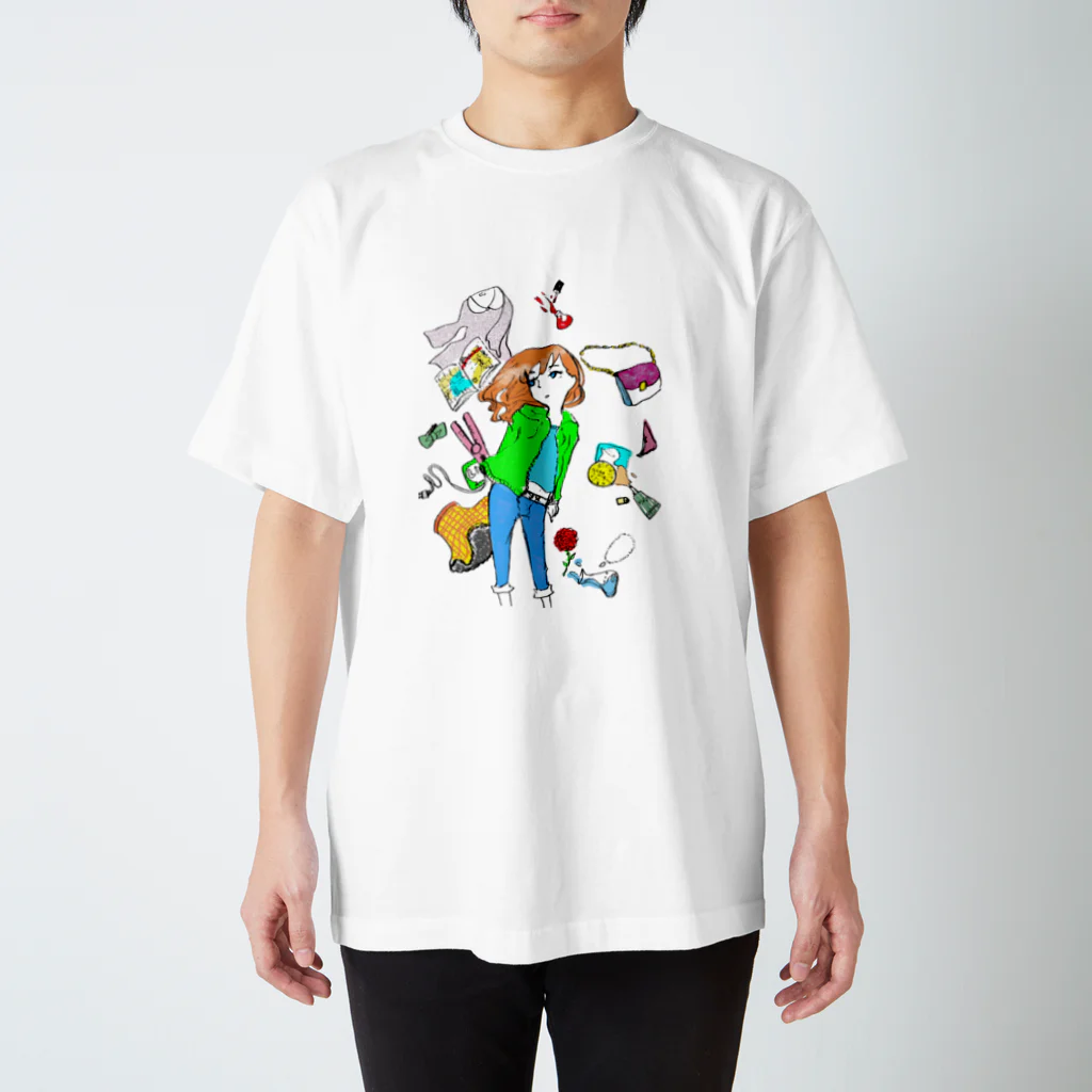 GRICOの流行りは憂鬱(カラー) Regular Fit T-Shirt