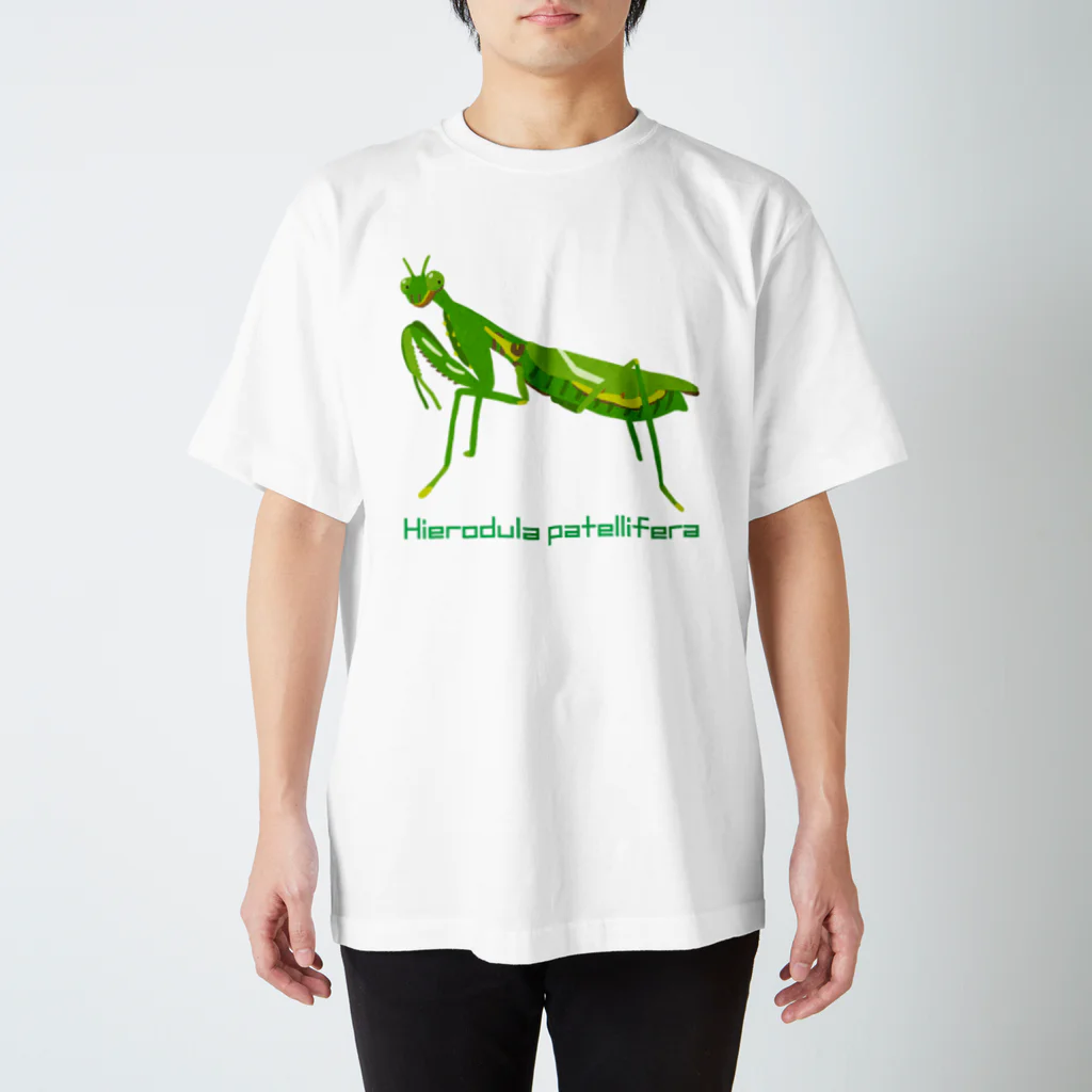 さちこの生物雑貨のハラビロカマキリ Regular Fit T-Shirt