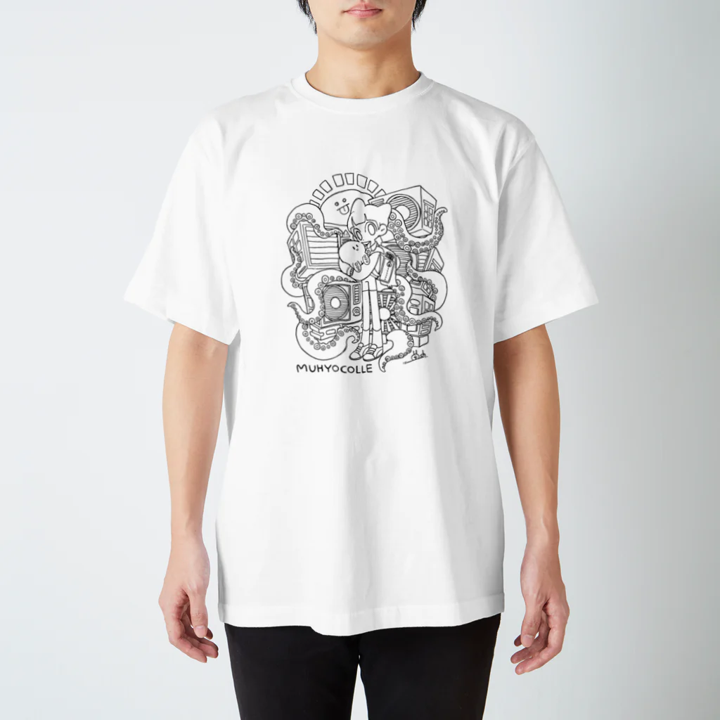 KANEKOYAの室外機とタコTシャツ Regular Fit T-Shirt