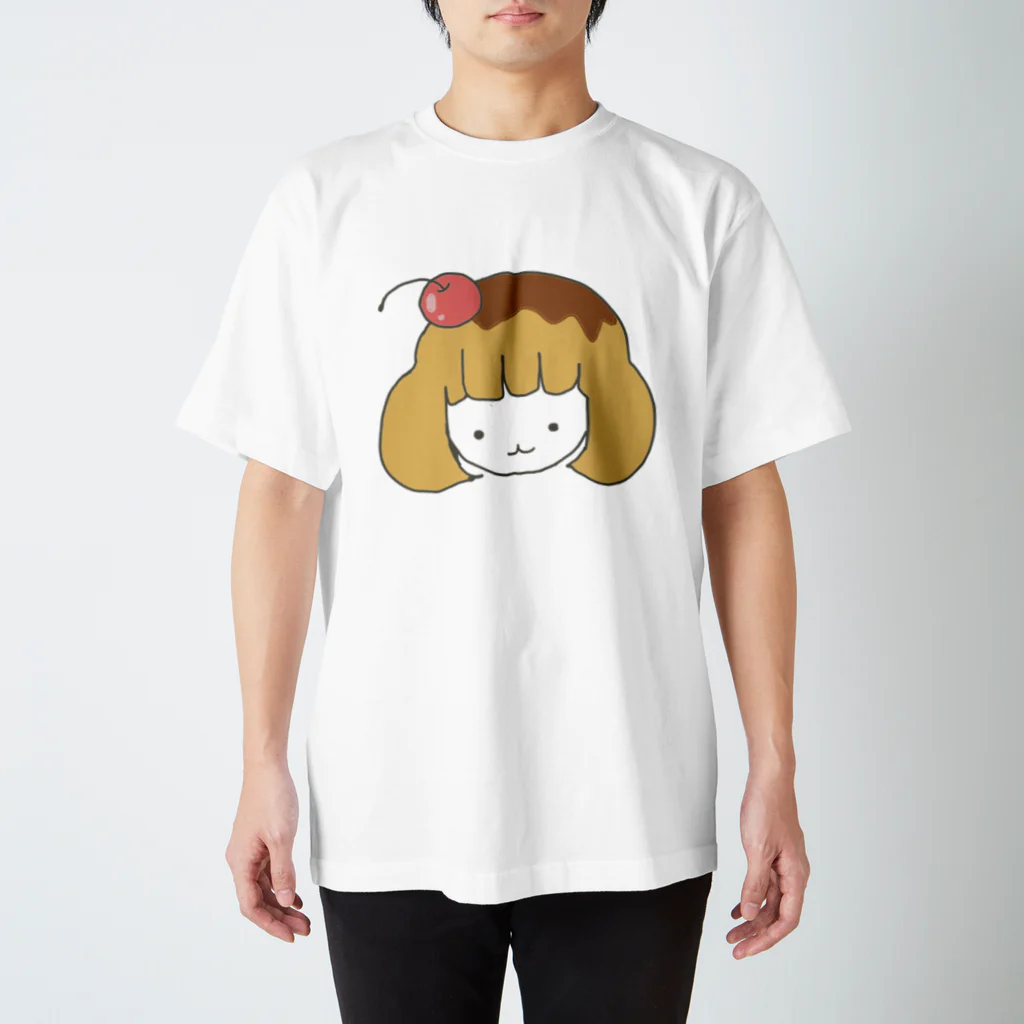 おやすみみぴのきゃらめるぷりん スタンダードTシャツ