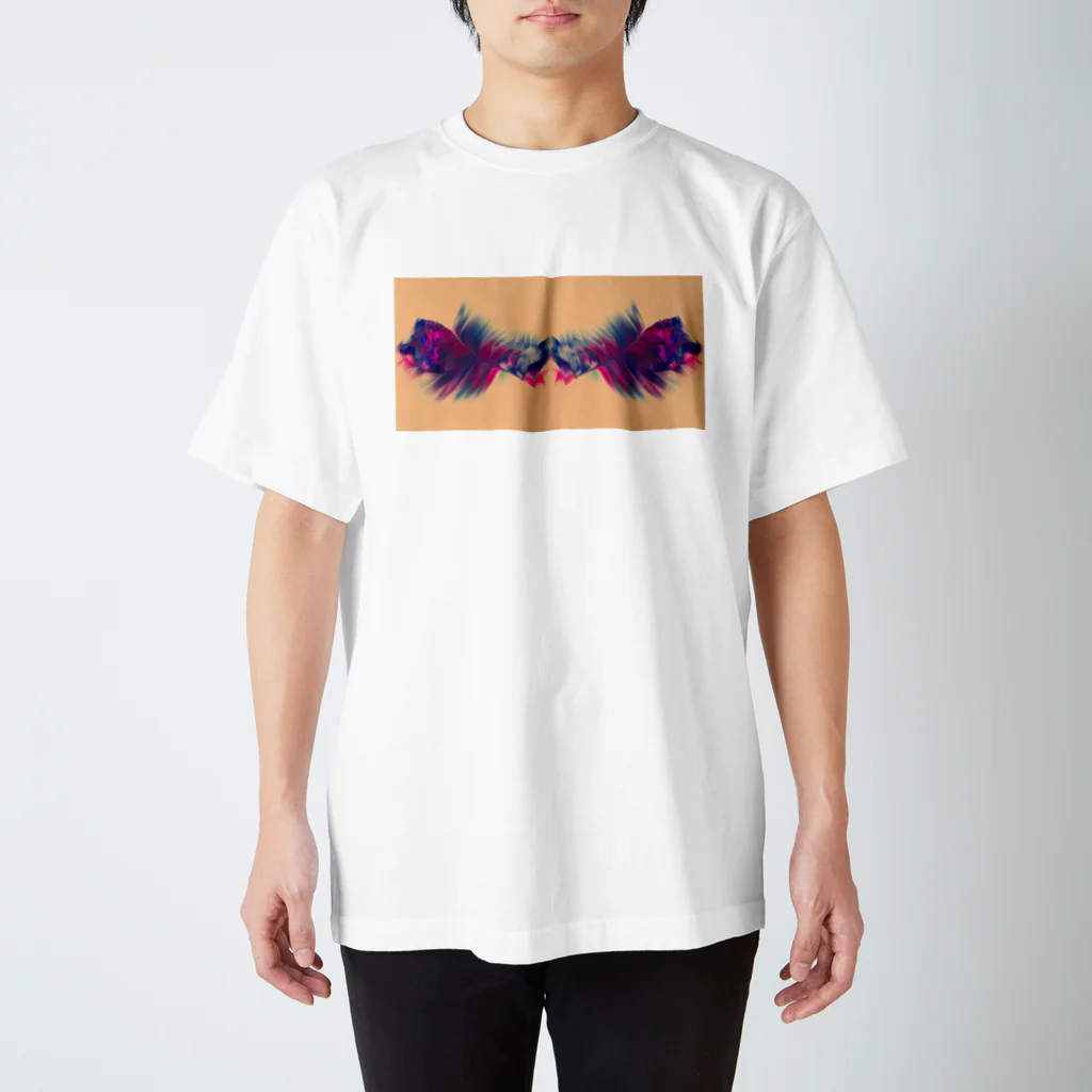 アオムラサキの色彩の羽根 001 Regular Fit T-Shirt