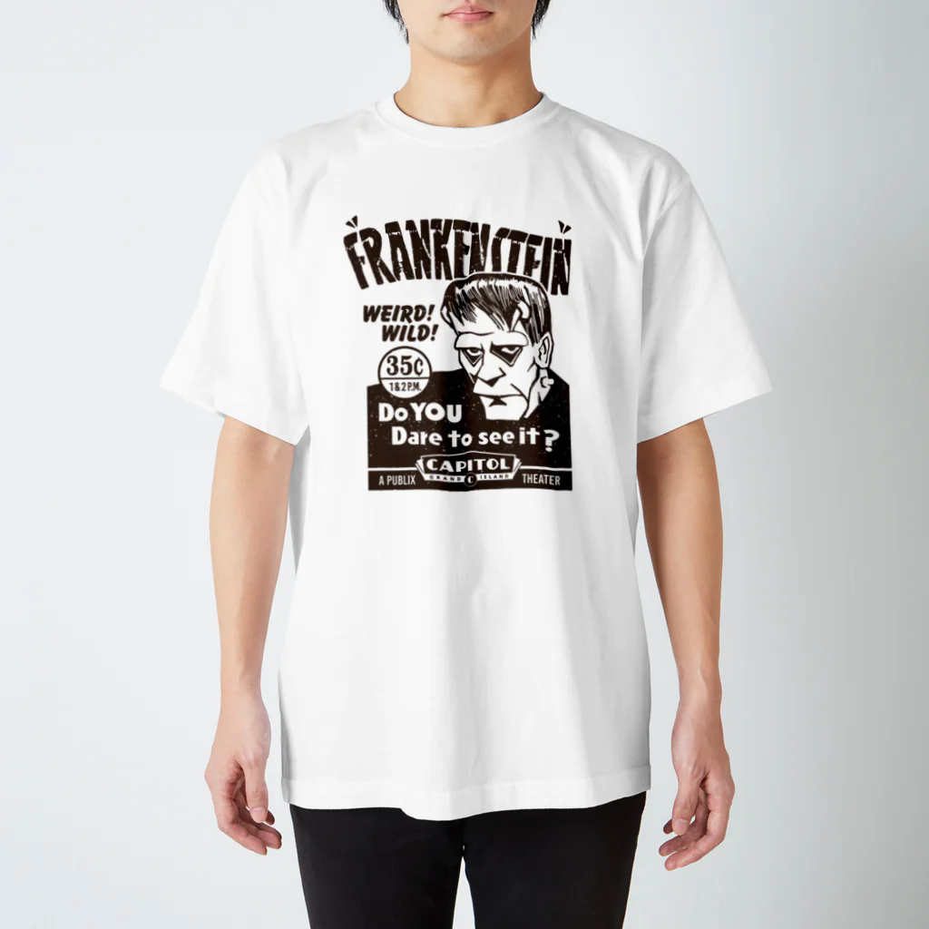 Bunny Robber GRPCのFRANKENSTEIN DISPLAY Regular Fit T-Shirt