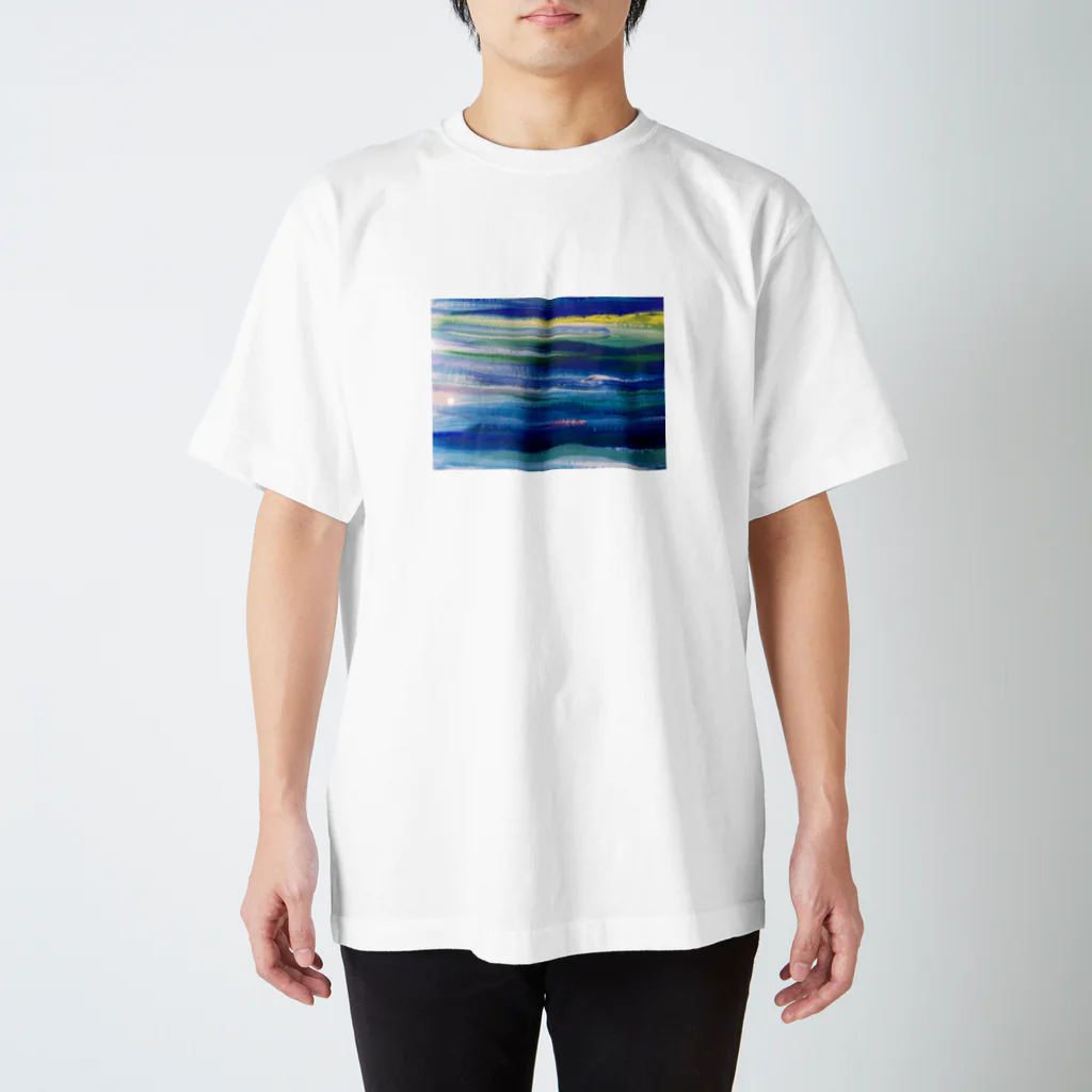 osakanaのアクリル画 Regular Fit T-Shirt