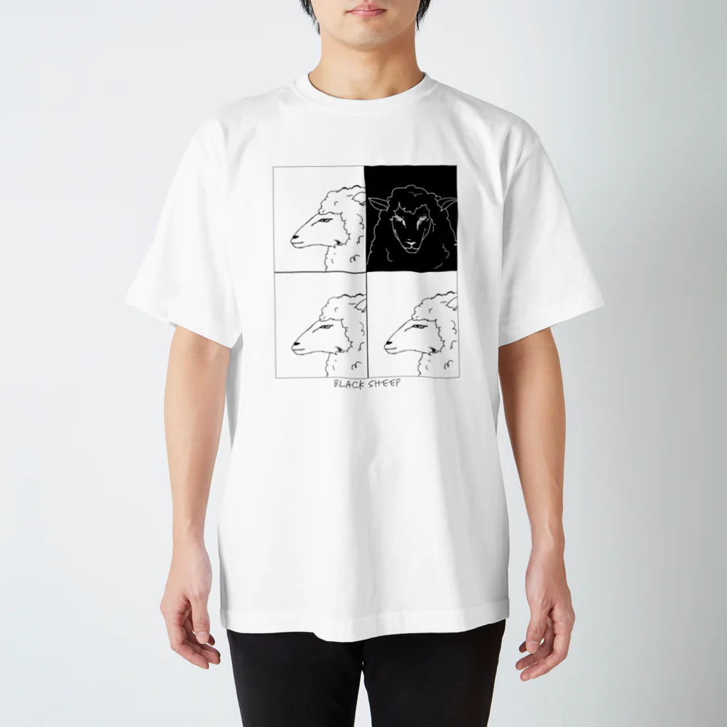 トモ Tomo / Chokoray(T)のBlack Sheep スタンダードTシャツ