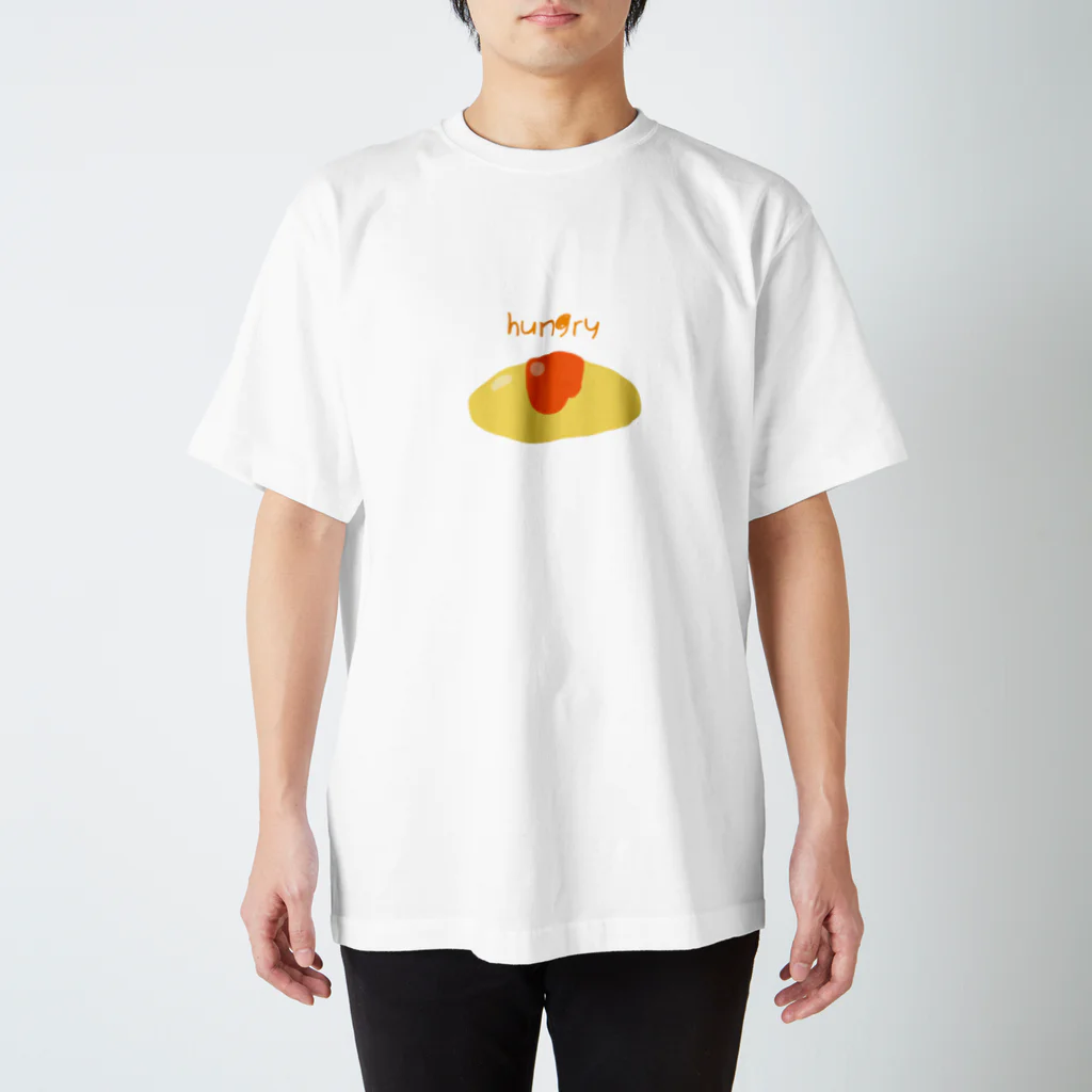 mikoponiのhungry オムレツくん スタンダードTシャツ