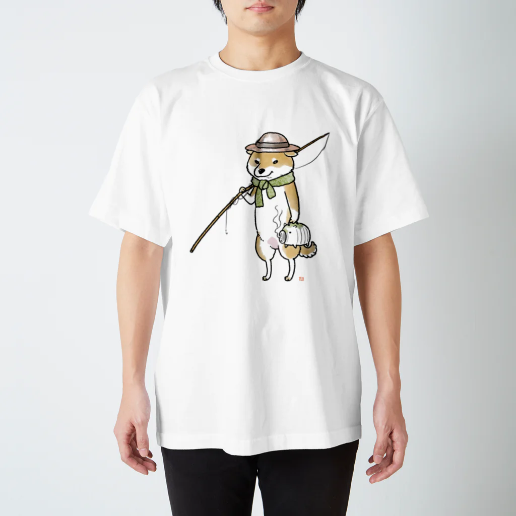 真希ナルセ（マキナル）の釣り柴 スタンダードTシャツ