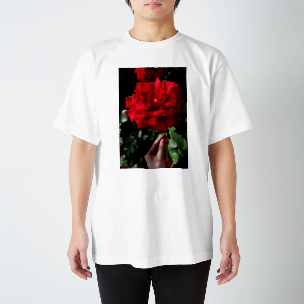 しゃしんの一輪のバラ Regular Fit T-Shirt