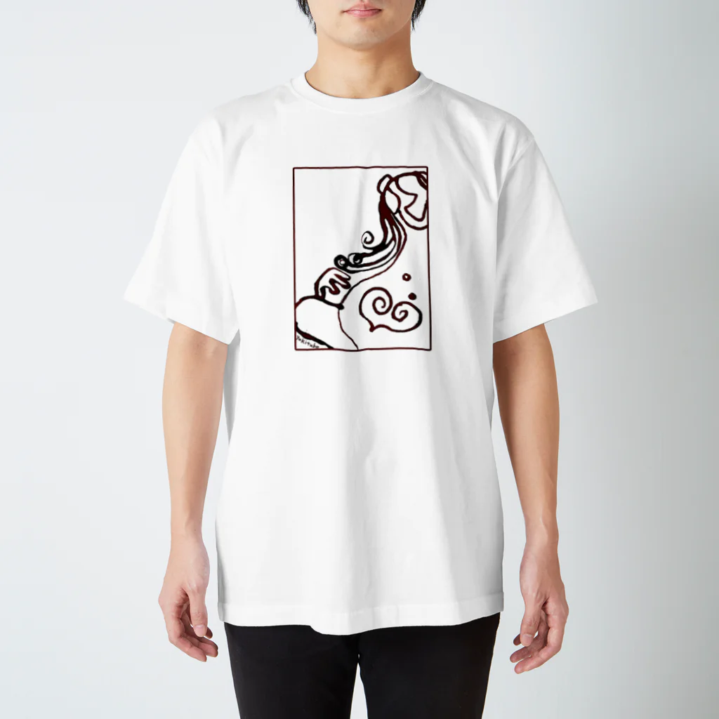 yukituboの家族シリーズ「ニンプ」 スタンダードTシャツ